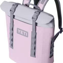 YETI Hopper M12 Series Backpack Soft Sided Coolers with MagShield Access, Cherry Blossom