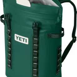 YETI Hopper M20 Series Backpack Soft Sided Coolers with MagShield Access, Black Forest Green