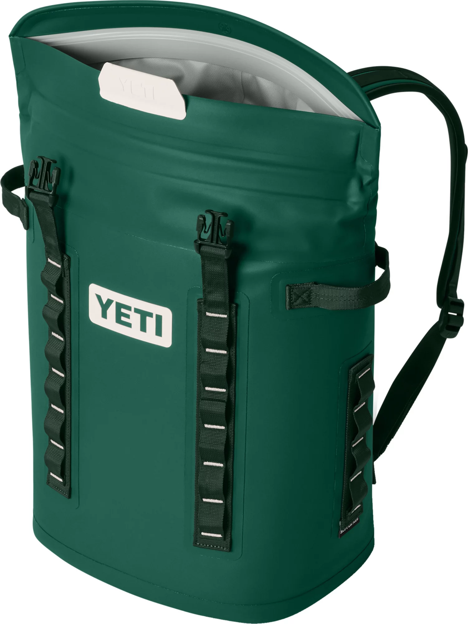 YETI Hopper M20 Series Backpack Soft Sided Coolers with MagShield Access, Black Forest Green
