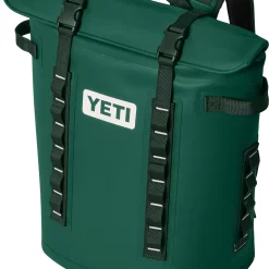 YETI Hopper M20 Series Backpack Soft Sided Coolers with MagShield Access, Black Forest Green