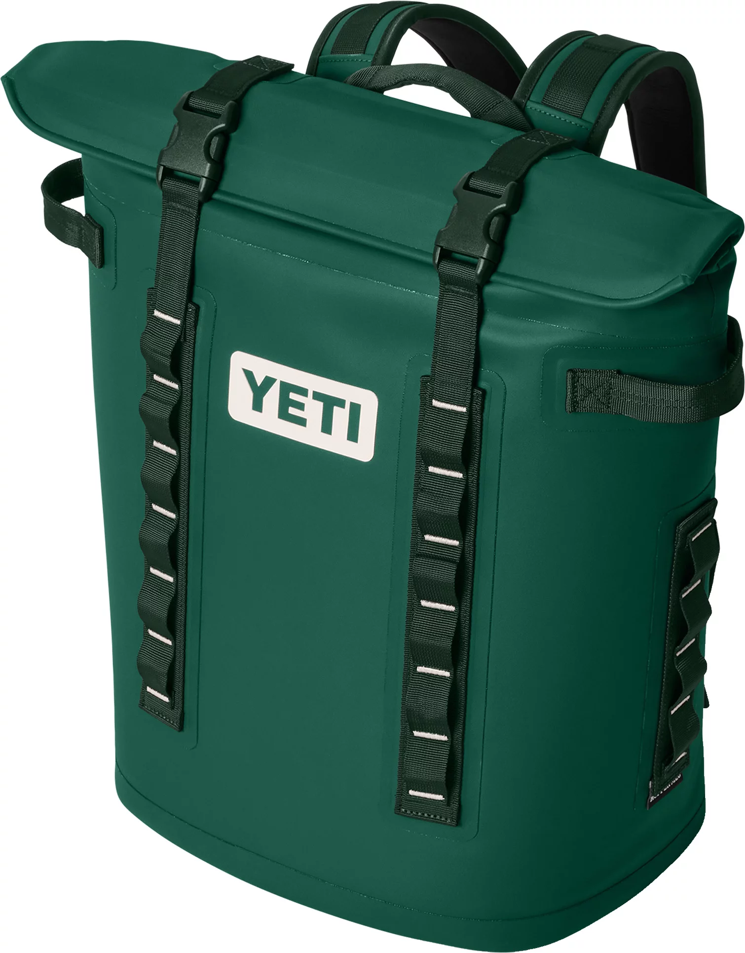 YETI Hopper M20 Series Backpack Soft Sided Coolers with MagShield Access, Black Forest Green