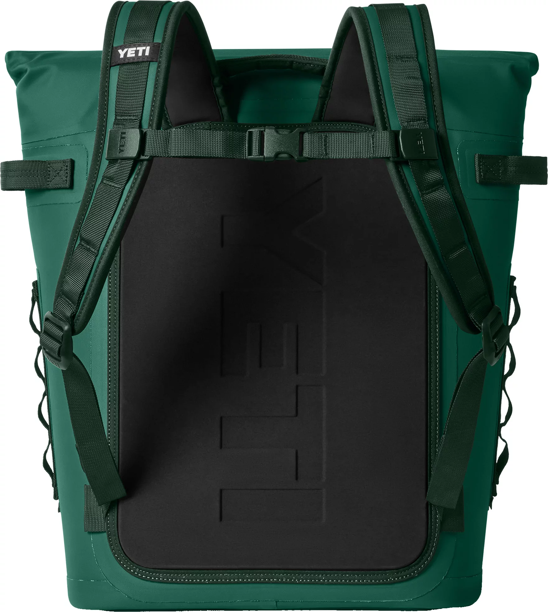 YETI Hopper M20 Series Backpack Soft Sided Coolers with MagShield Access, Black Forest Green