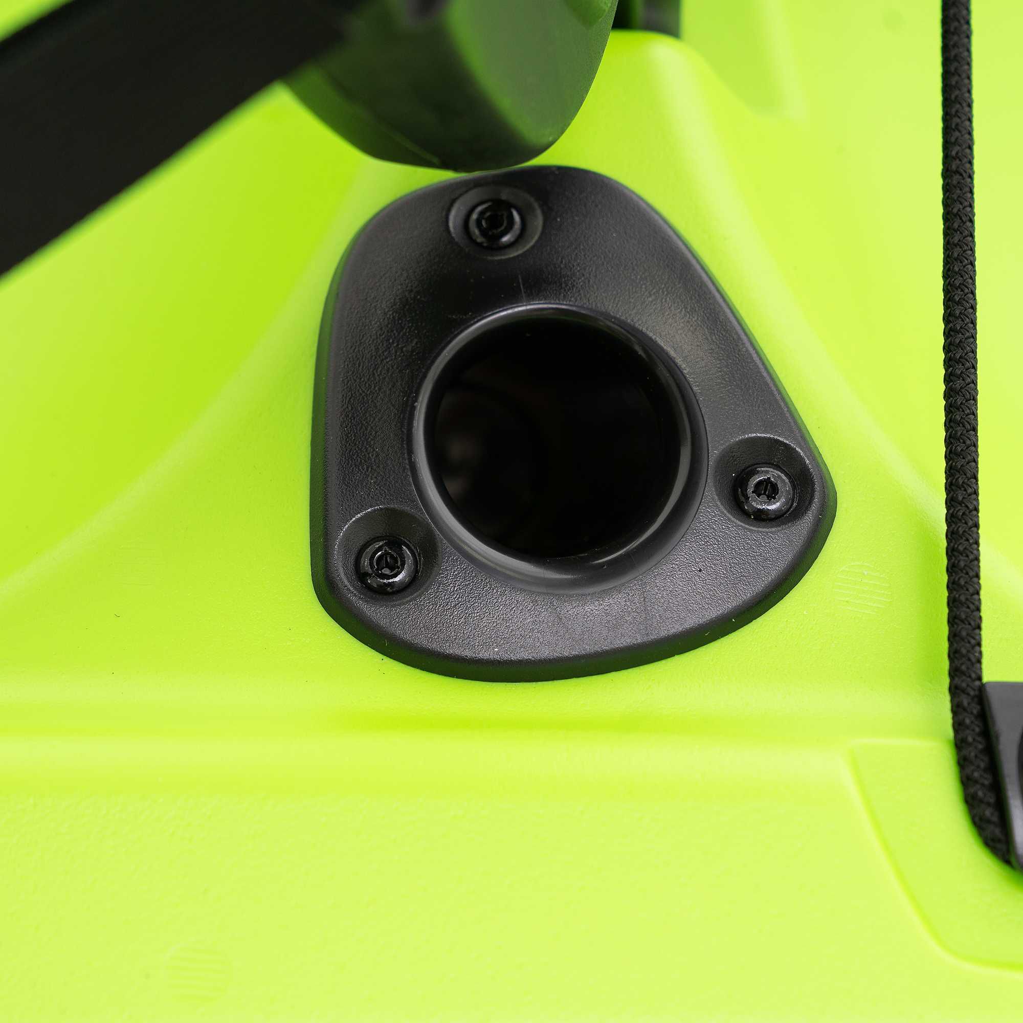 Lifetime Hydros 85 Angler Kayak with Paddle Package, Lime Green