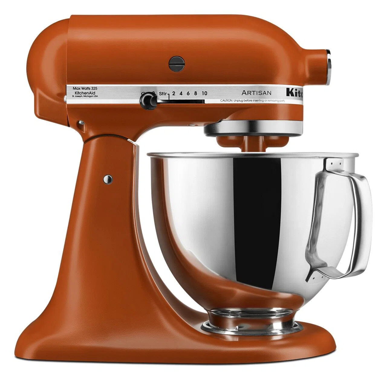 KitchenAid Artisan Series 5 Quart Tilt-Head Stand Mixer, Scorched Orange