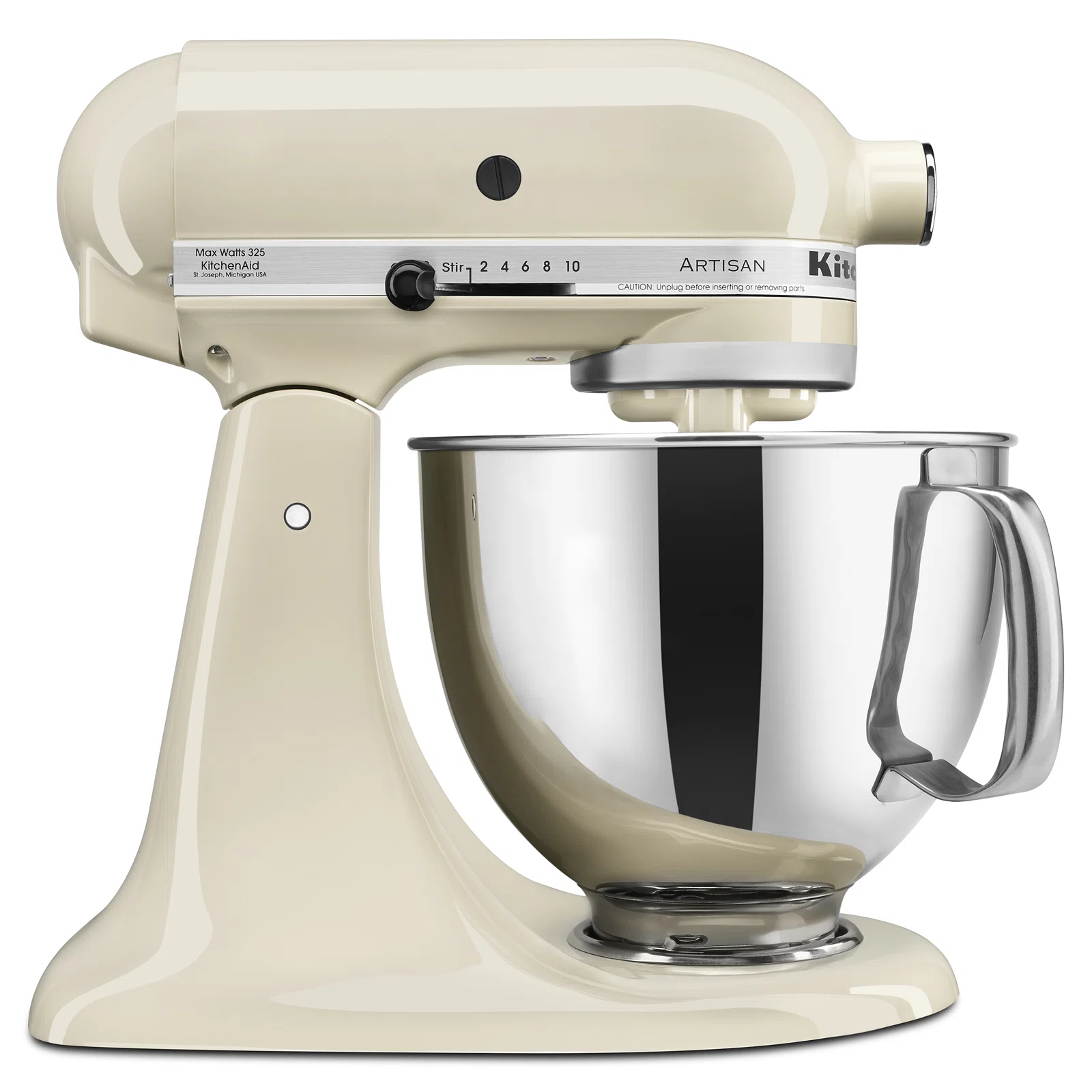 KitchenAid Artisan Series 5 Quart Tilt-Head Stand Mixer, Almond Cream