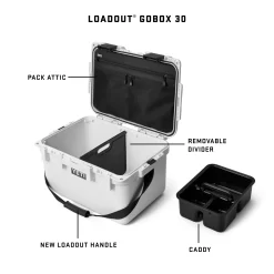 YETI LoadOut GoBox 30 2.0 Gear Case, White