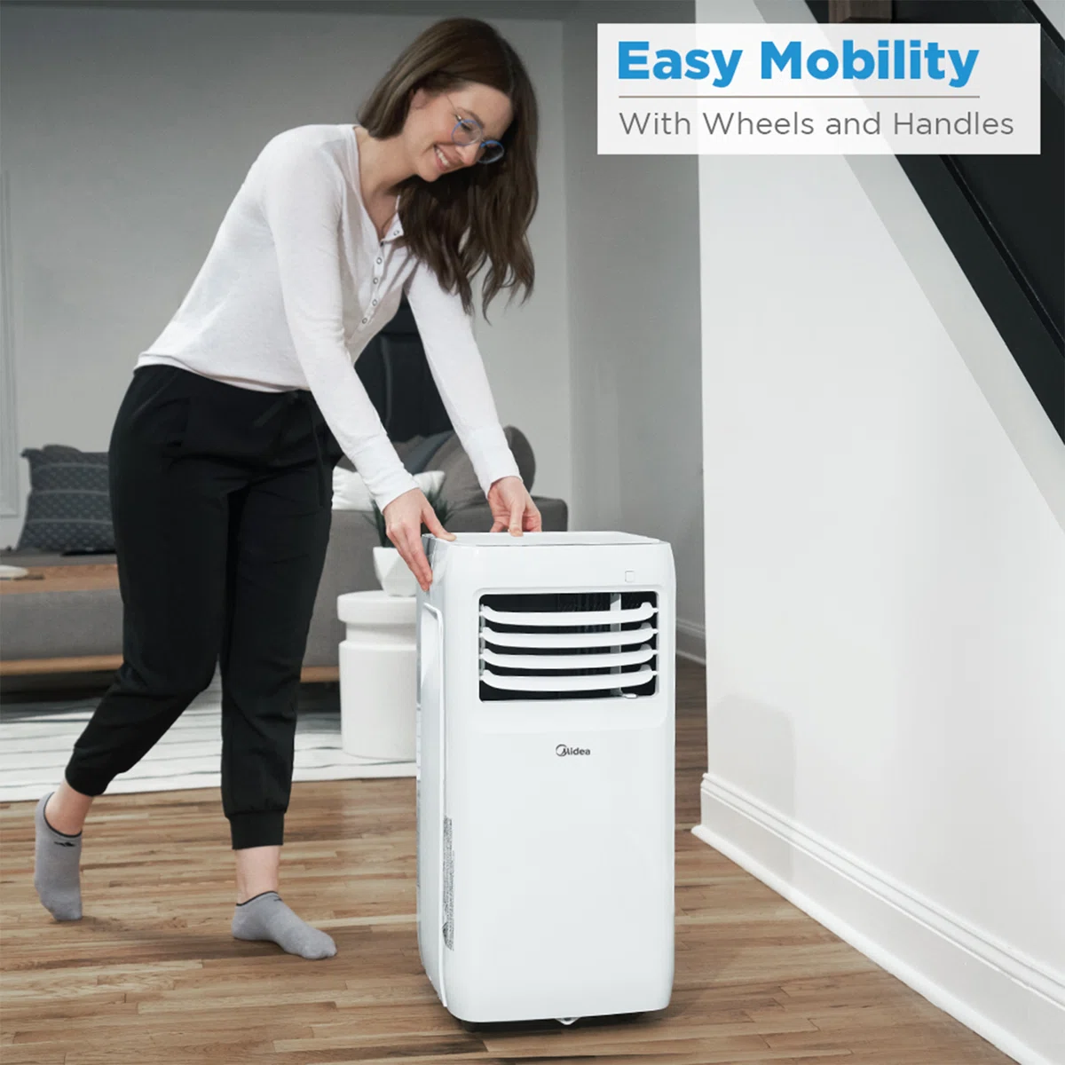 Midea 8000 BTU Portable Air Conditioner for 150 Square Feet with Remote Included