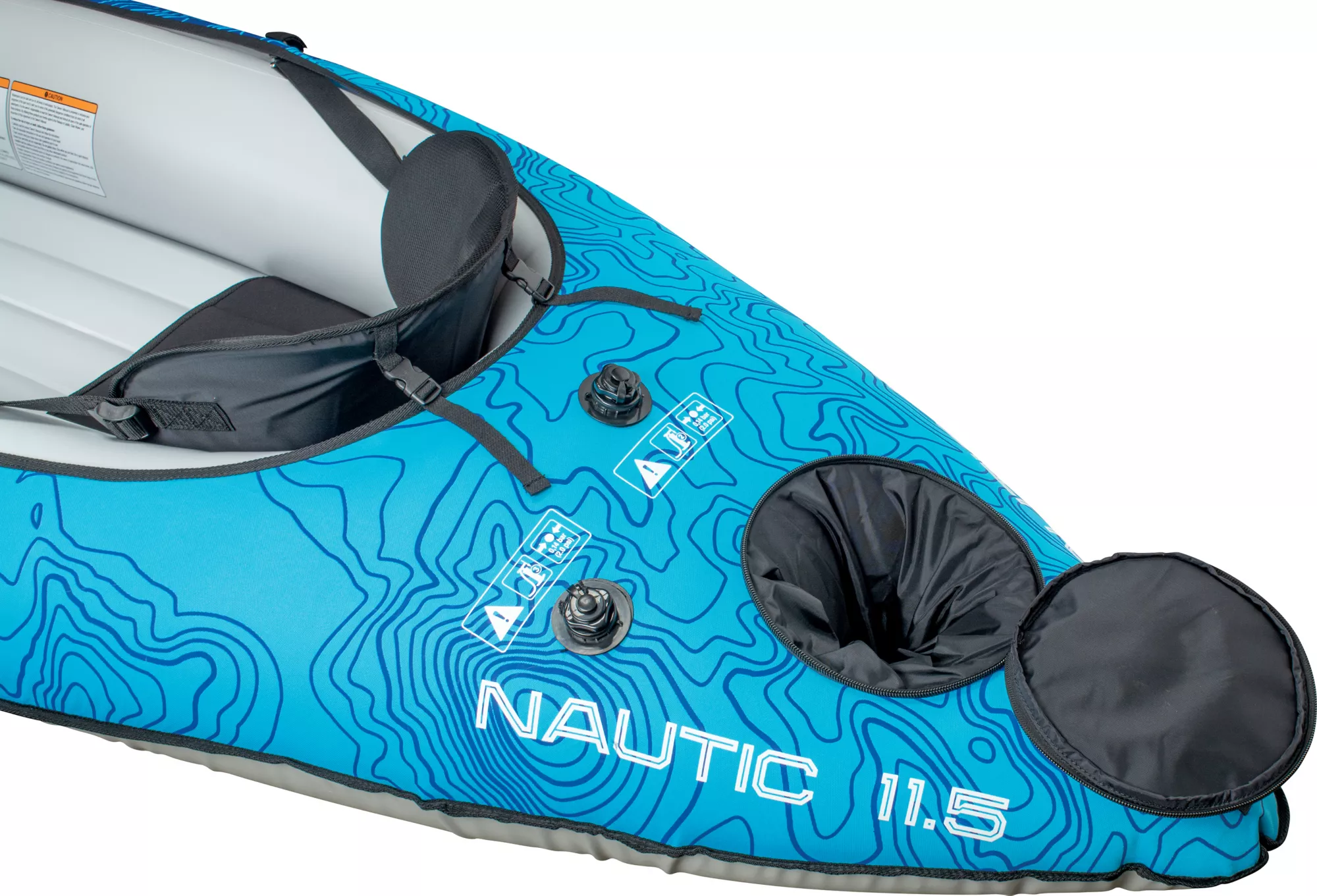 Connelly Nautic 11.5 Inflatable Tandem Kayak, Blue/White