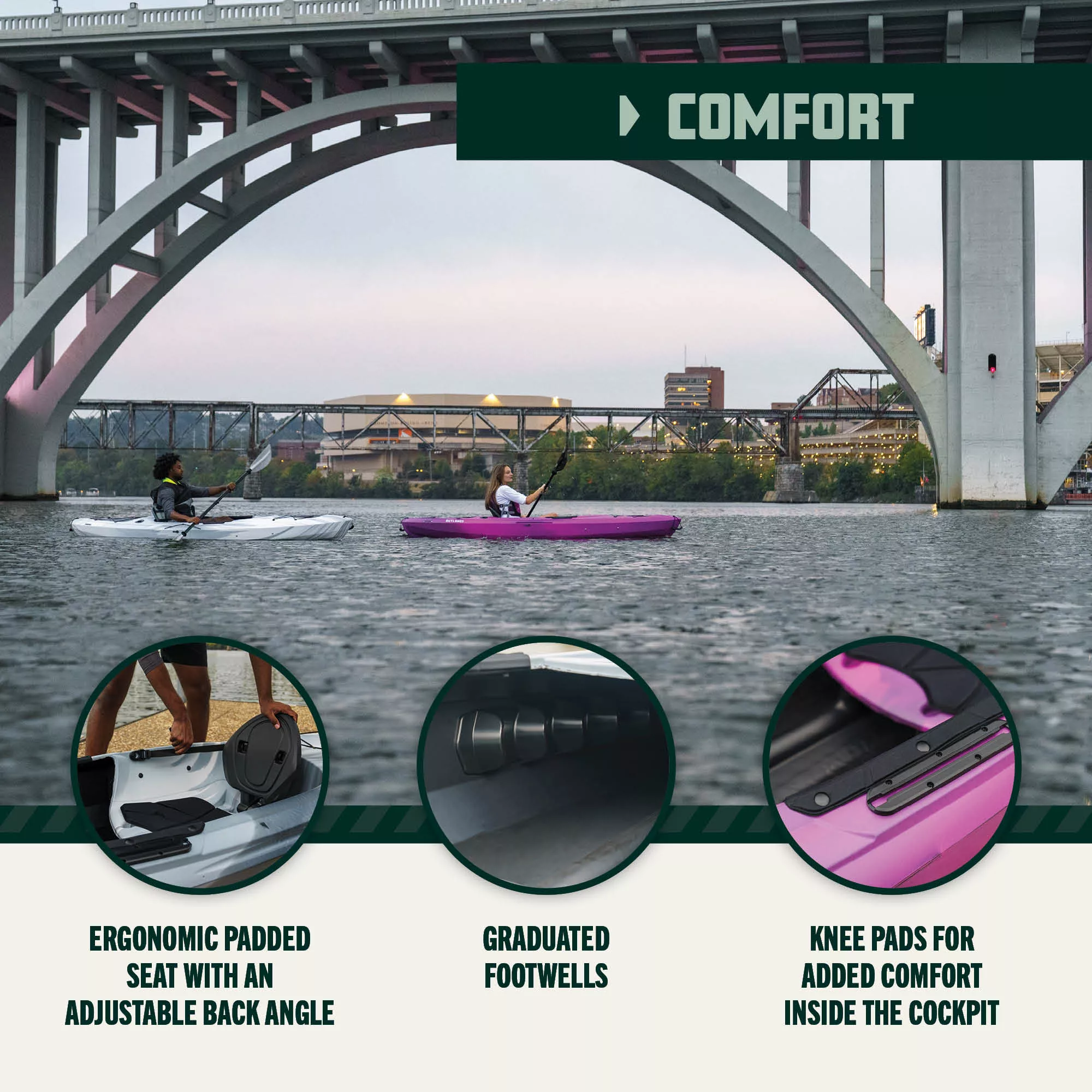 Quest Outlands 100 Kayak, Orchid