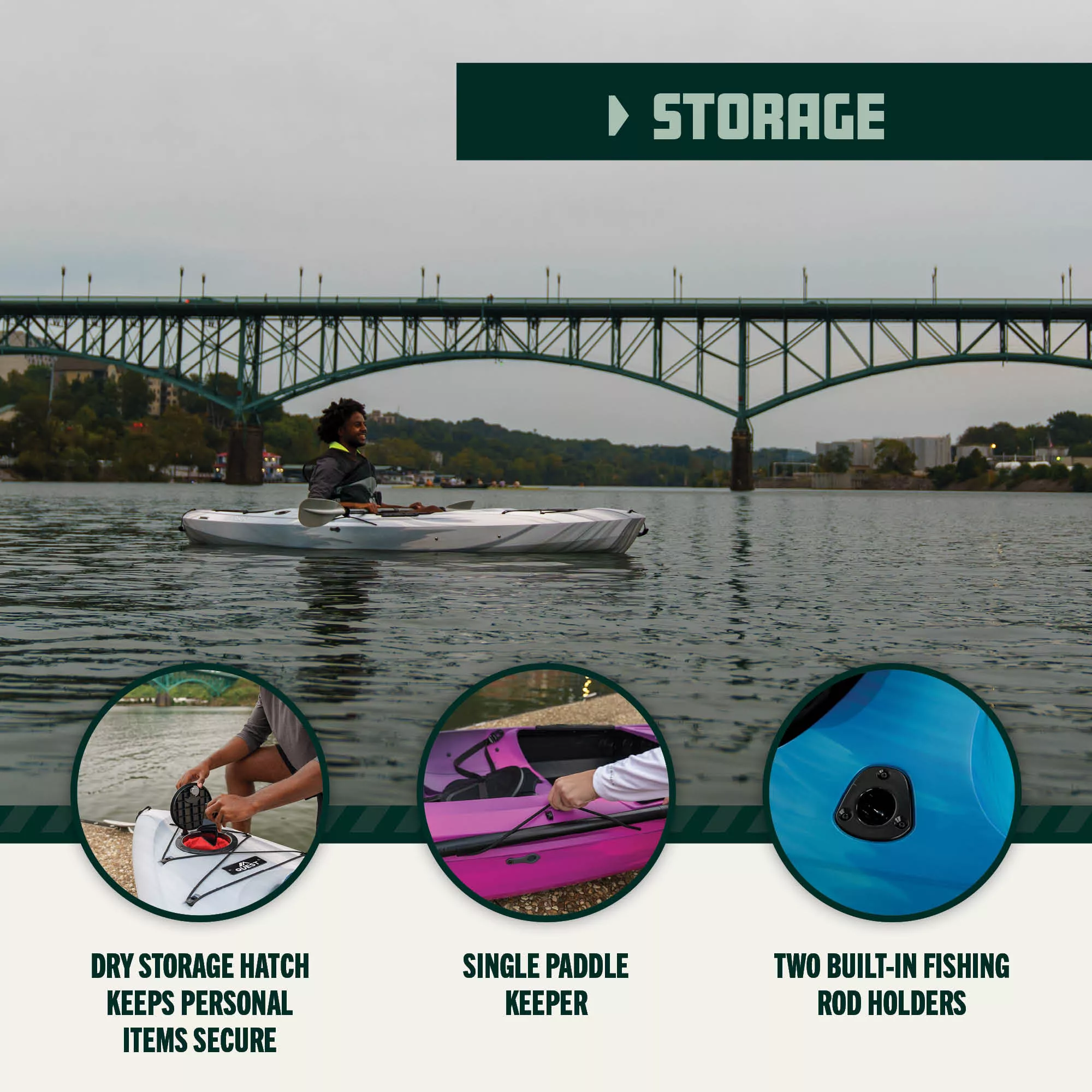 Quest Outlands 100 Kayak, Orchid