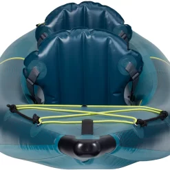 Quest Patoka Inflatable Tandem Kayak Package, Teal/Yellow