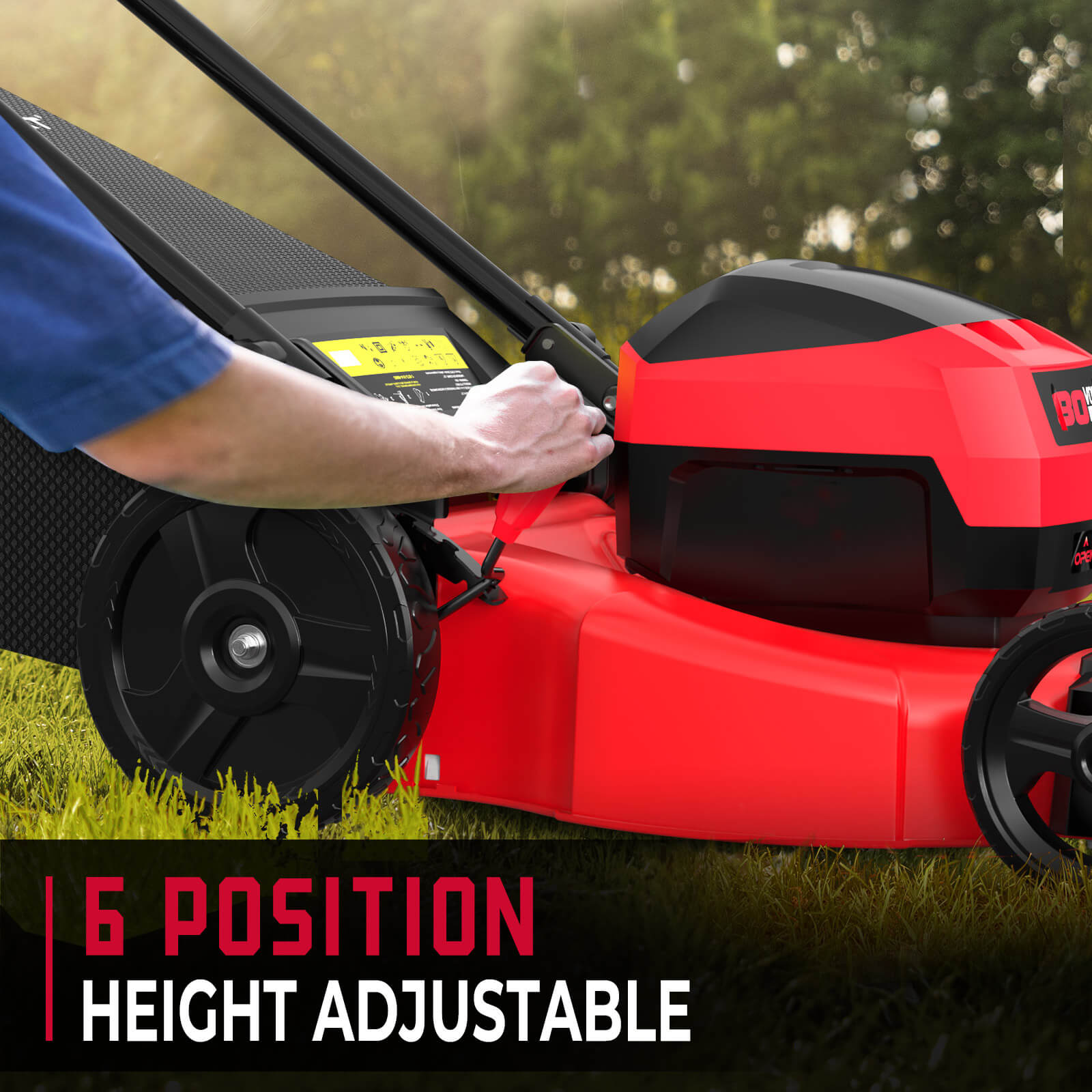Powersmart 80V 21" Cordless Push Lawn Mower w/ Battery & Charger PS76821