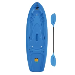 Lifetime Youth Recruit Kayak and Paddle Package, Blue