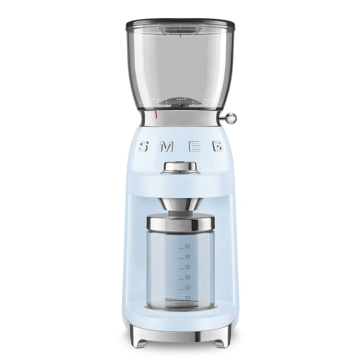 SMEG 50's Retro Style Coffee Grinder, Pastel Blue