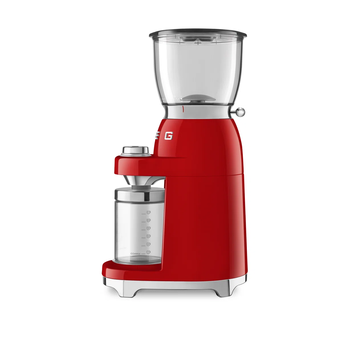 SMEG 50's Retro Style Coffee Grinder, Red