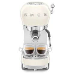 SMEG Manual Espresso Machine, Cream