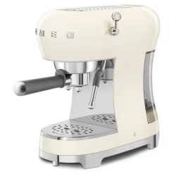 SMEG Manual Espresso Machine, Cream