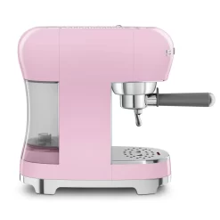SMEG Manual Espresso Machine, Pink