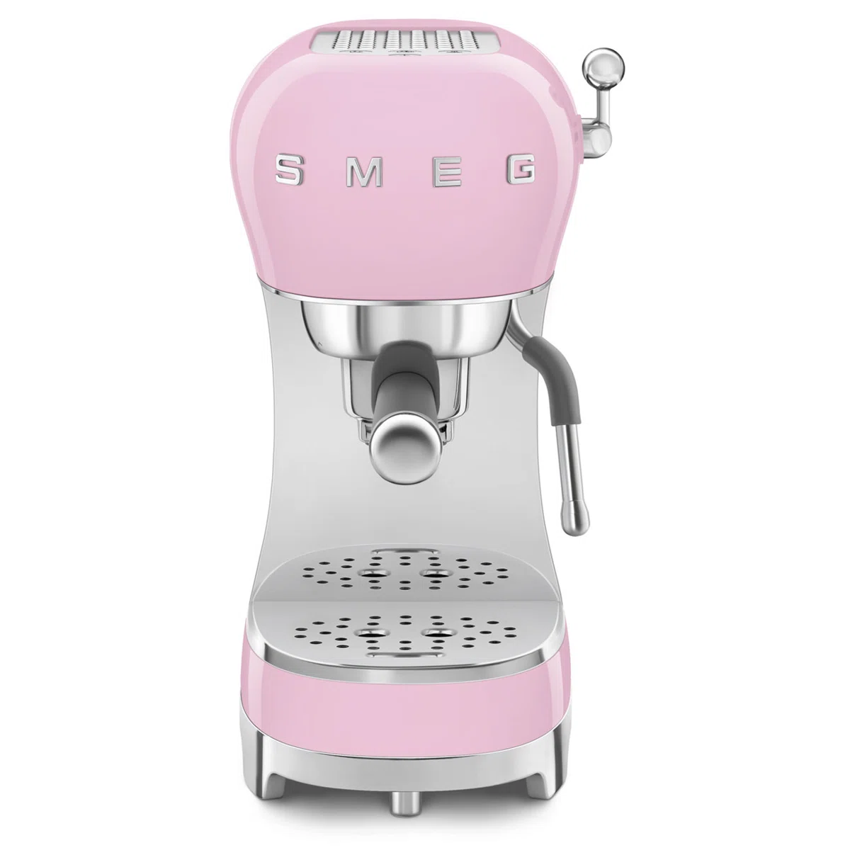SMEG Manual Espresso Machine, Pink