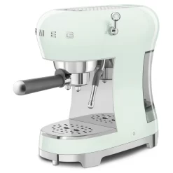 SMEG Manual Espresso Machine, Pastel Green