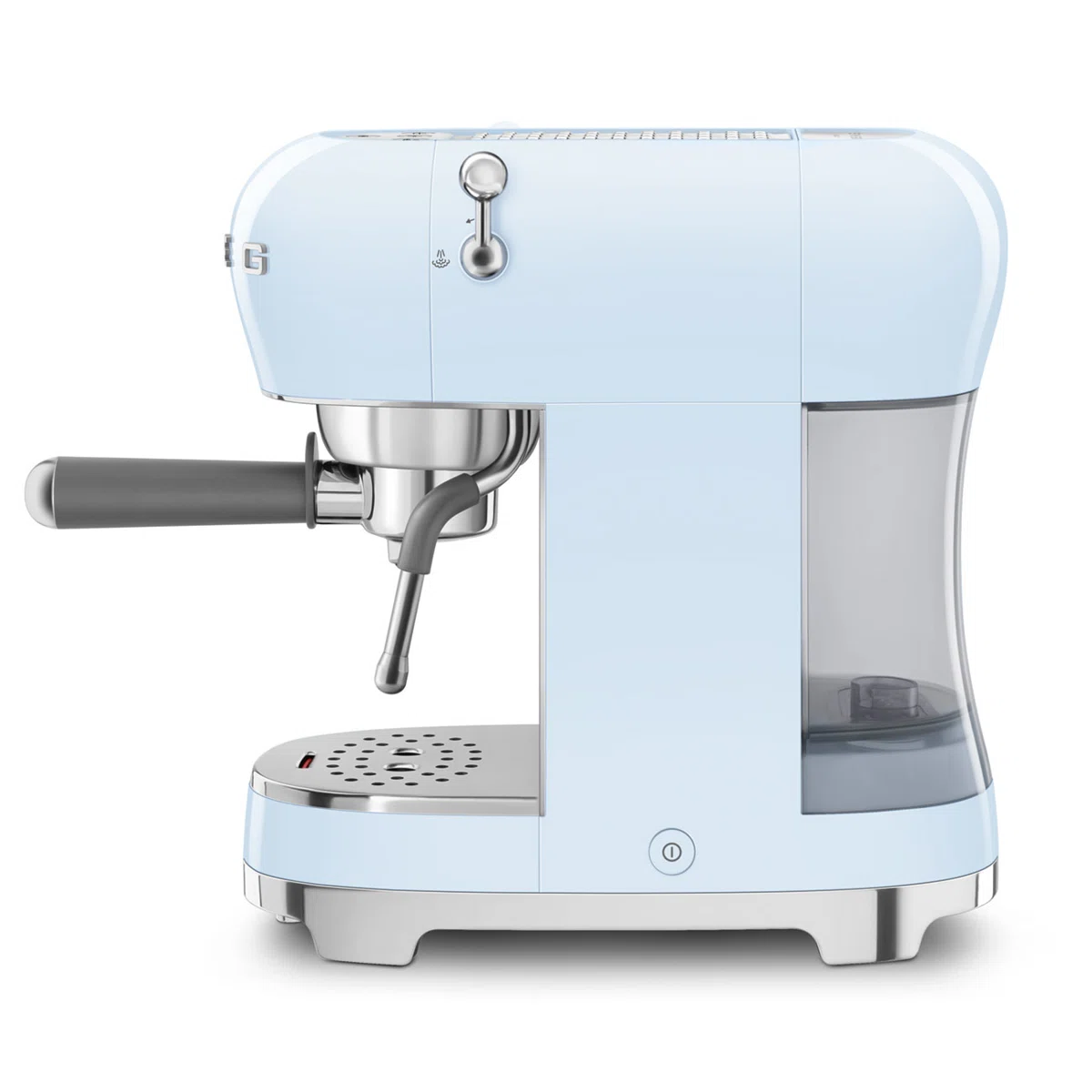 SMEG Manual Espresso Machine, Pastel Blue