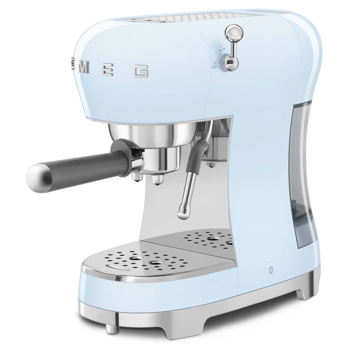 SMEG Manual Espresso Machine, Pastel Blue