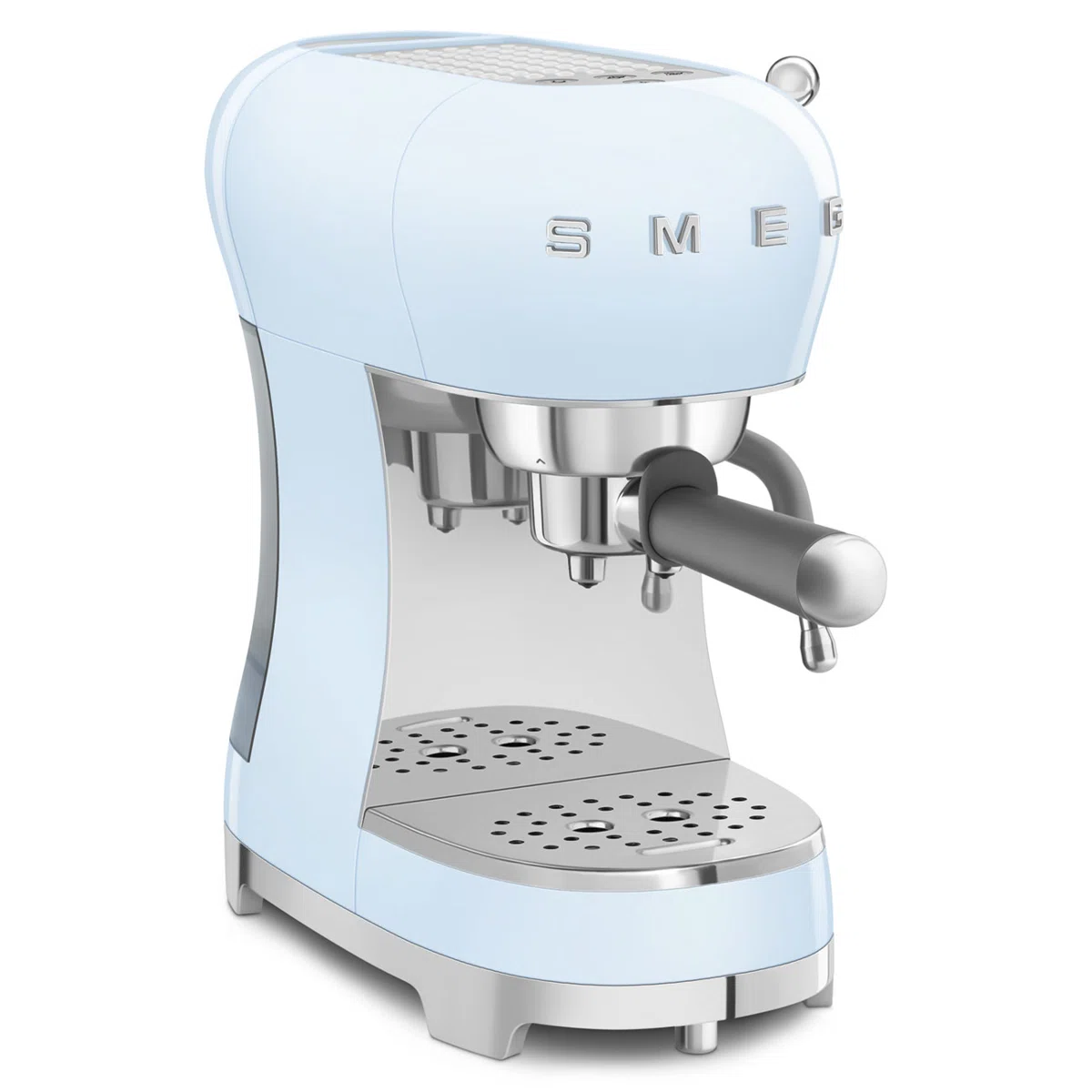 SMEG Manual Espresso Machine, Pastel Blue