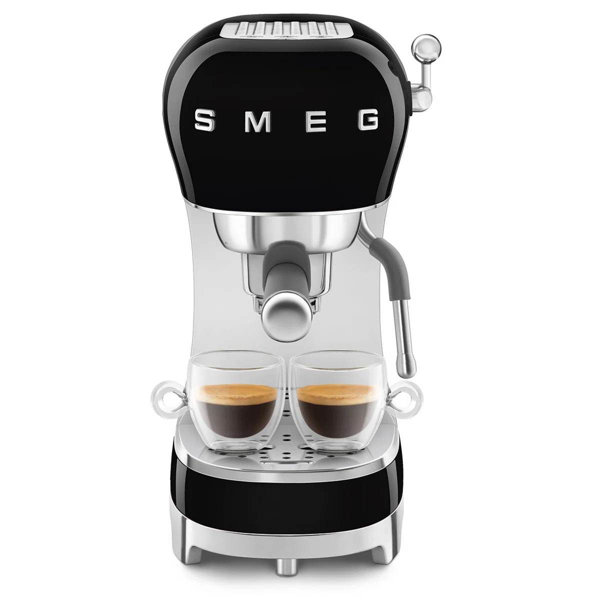 SMEG Manual Espresso Machine, Black
