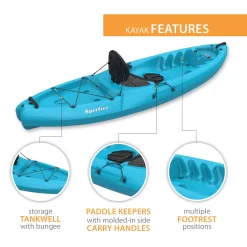 Emotion Spitfire 9 Kayak, Glacier Blue
