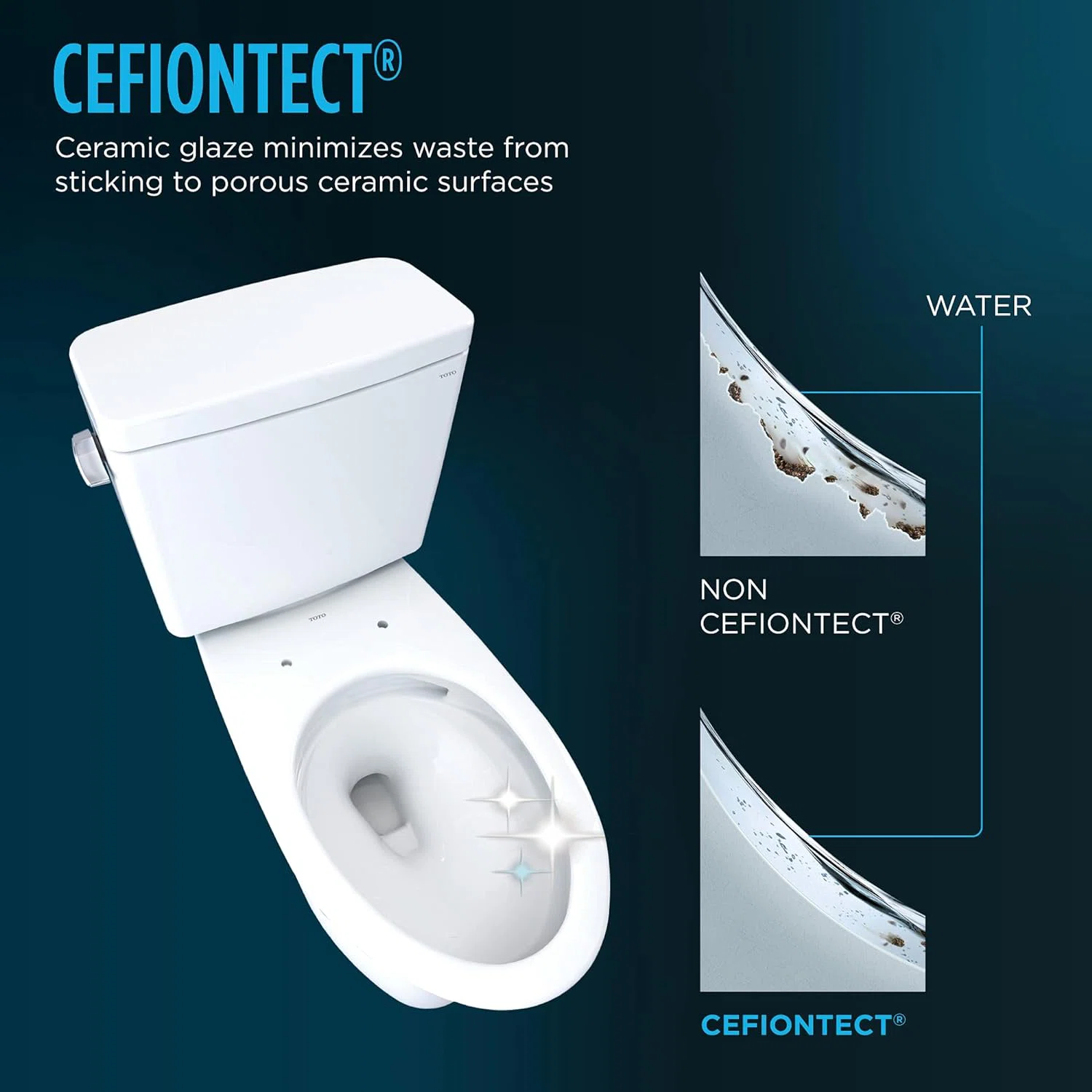 TOTO Drake 1.6 Elongated Two-Piece TORNADO FLUSH Toilet (Seat Not Included)