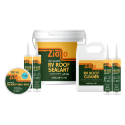 Ziollo RV 30 ft Roof Repair Kit - Roof Repair Kit to Seal and Waterproof, Bond to EPDM Rubber with Sealant
