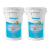 Doheny’s 3-Inch Stabilized Chlorine Tablets for Sanitizing Swimming Pools | Individually Wrapped 100lb Bucket