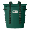YETI Hopper M20 Series Backpack Soft Sided Coolers with MagShield Access, Black Forest Green