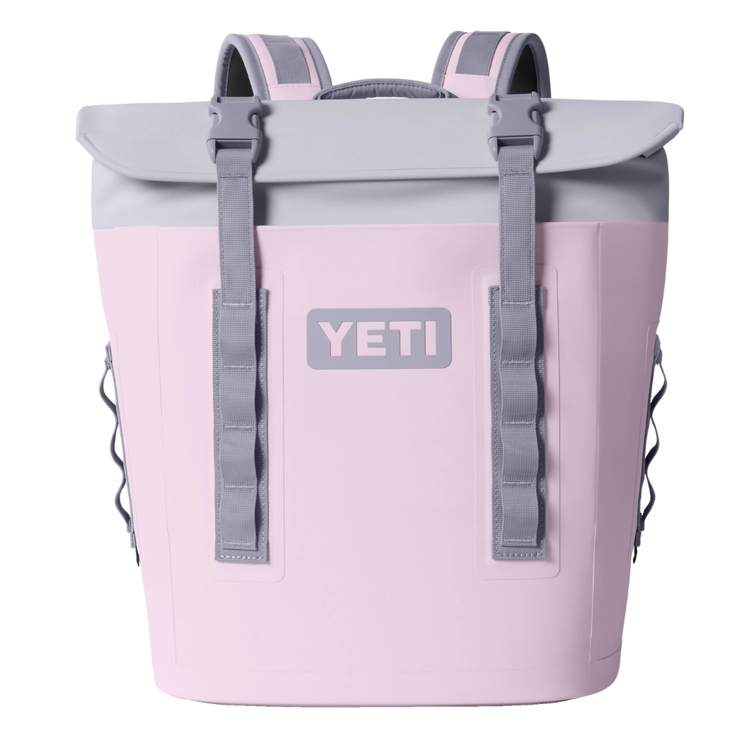 YETI Hopper M12 Series Backpack Soft Sided Coolers with MagShield Access, Cherry Blossom