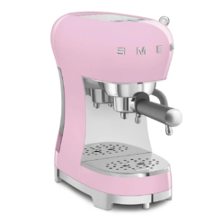SMEG Manual Espresso Machine, Pink