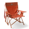 GCI Outdoor Kickback Rocker Chair, Leaf Print Rusted