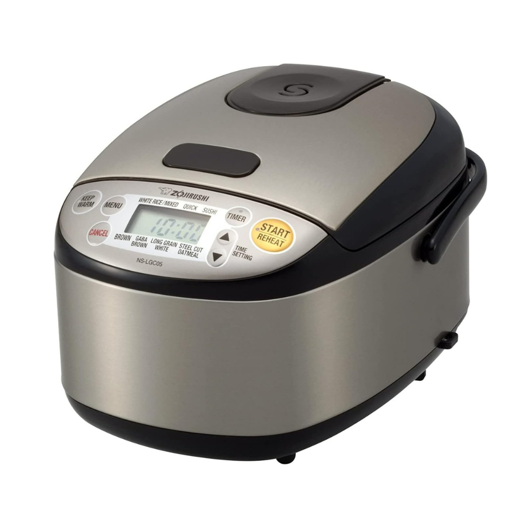 Zojirushi Stainless Steel 3 Cup Micom Rice Cooker & Warmer
