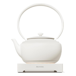 BALMUDA MoonKettle | Electric Kettle with Temp Control (122°F - 212°F) | HOLD & Keep Warm | White