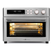 VAL CUCINA Retro Style Infrared Heating Air Fryer Toaster Oven, Extra Large Countertop Convection Oven, Brushed Stainless Steel Finish