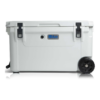 Blue Coolers Ark Series 100-110 Quarts, Roto-Molded Ice Cooler | Large Ice Chest Holds Ice up to 10 Days | Arctic White