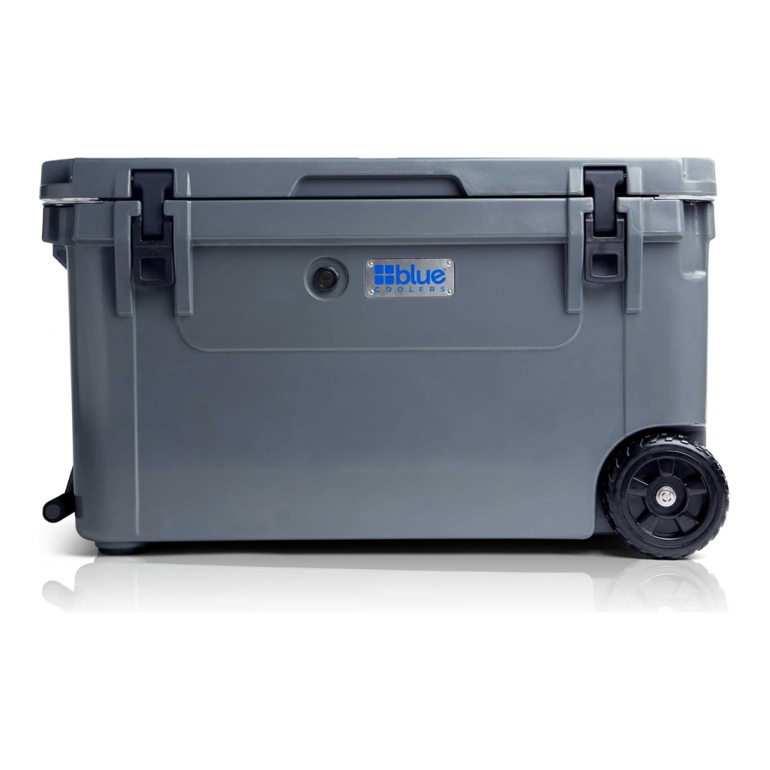 Blue Coolers Ark Series 100-110 Quarts, Roto-Molded Ice Cooler | Large Ice Chest Holds Ice up to 10 Days | Charcoal Gray