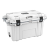 Pelican 70 Quart Elite Cooler, White/Gray