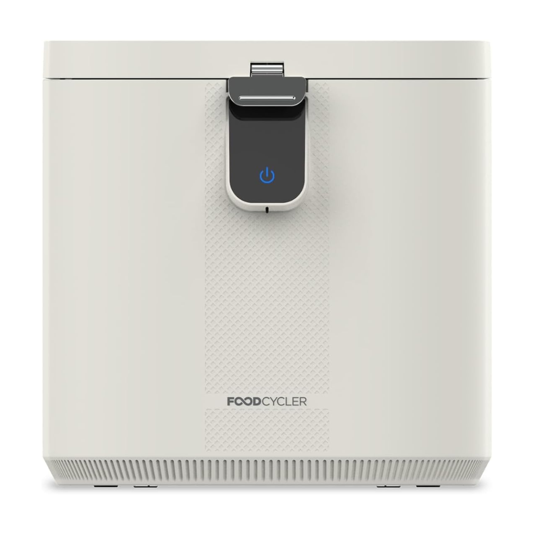 Eco 5 Award-Winning Kitchen Food Recycler | Indoor Composter Bin Alternative | White