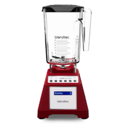 Blendtec Total Classic Original Blender - WildSide+ Jar (90 oz) - Professional-Grade Power - 6 Pre-programmed Cycles - 10-speeds - Red
