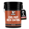 Liquid Rubber Cool Foot Deck Coating, Pale Brown, 5 Gallon