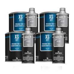 Surecrete Concrete Countertop Sealer XS-327 Semi-Gloss Food Safe Sealer Water Based, Pack of 4