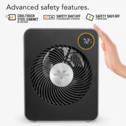 Vornado VMHi600 1500 Watt, LED Display, Auto Climate Control, Remote, Metal Space Heater