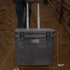 YETI Roadie 60 Wheeled Cooler, Rescue Red