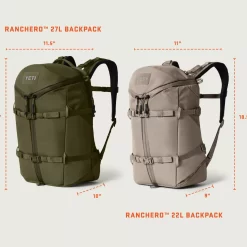 YETI Ranchero 27L Backpack, Cape Dark Taupe
