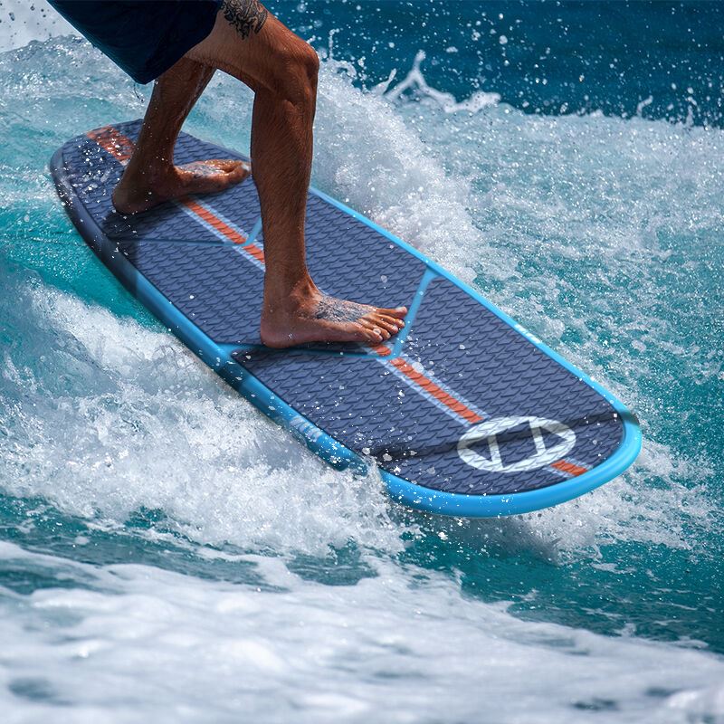 ZUP 5' 4" Glide Wakesurfer Wakeboard with Full EVA Top Deck, Kneeboard, Wakeskate and Water Sports Board for Beginner and Intermediate Riders - Image 4